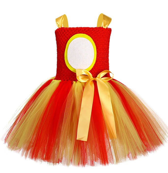 Girls Super Hero Iron Girl Tutu Dress