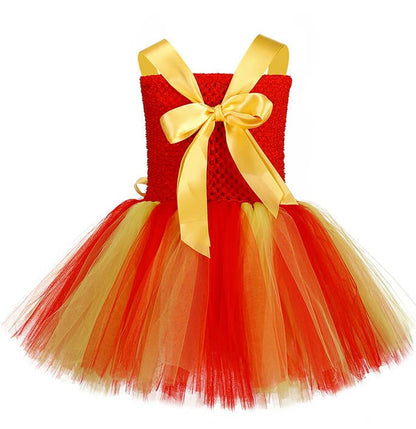 Girls Super Hero Iron Girl Tutu Dress