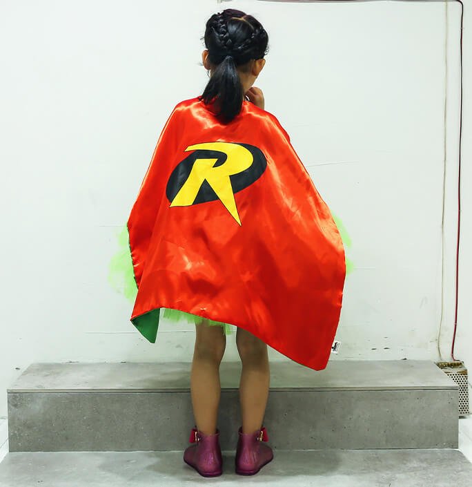 Girls Super Hero Robin Tutu Dress