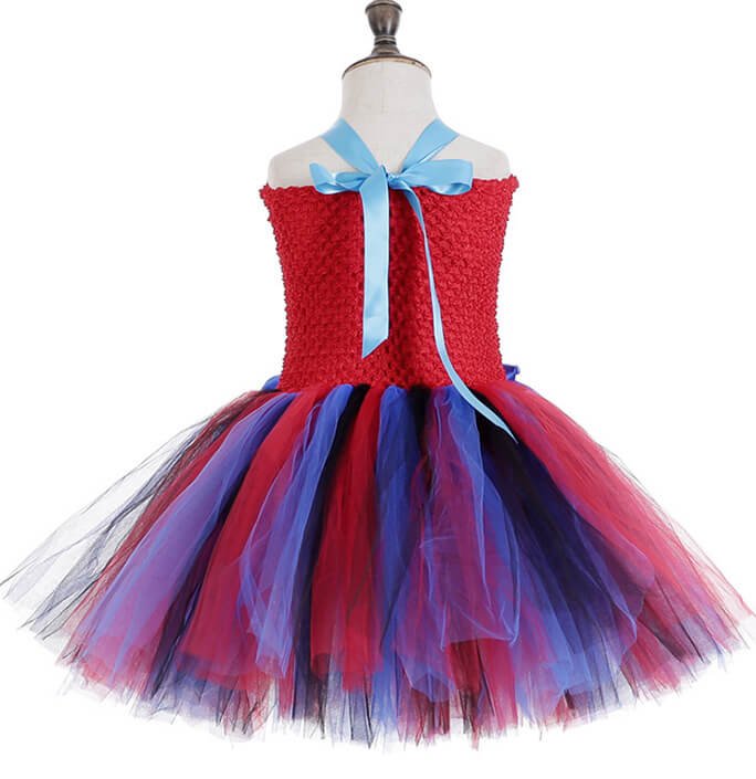 Girls Super Hero Spider Tutu Dress