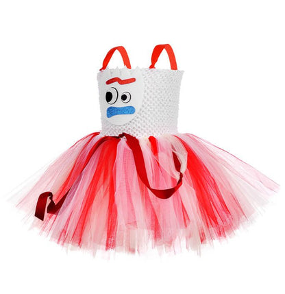 Girls Toy Forky Costume Dress