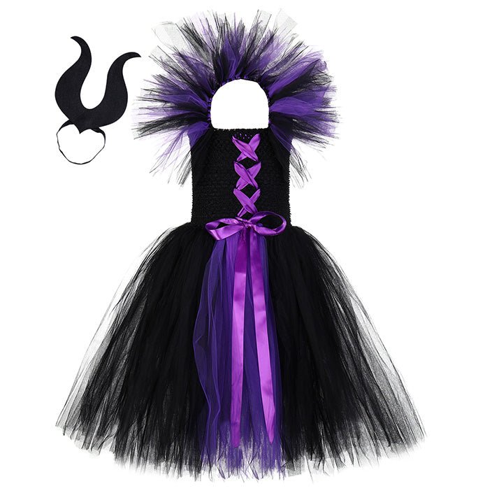 Girls Vampire Witch Costume Dress