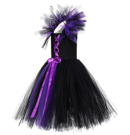 Girls Vampire Witch Costume Dress