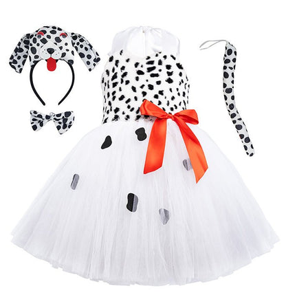 Girls Witty Dalmatians Inspired Costume