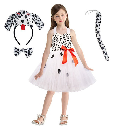 Girls Witty Dalmatians Inspired Costume