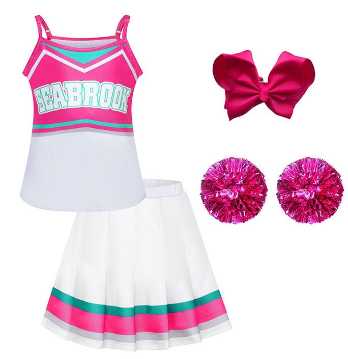 Girls Zombie College Cheerleader Set