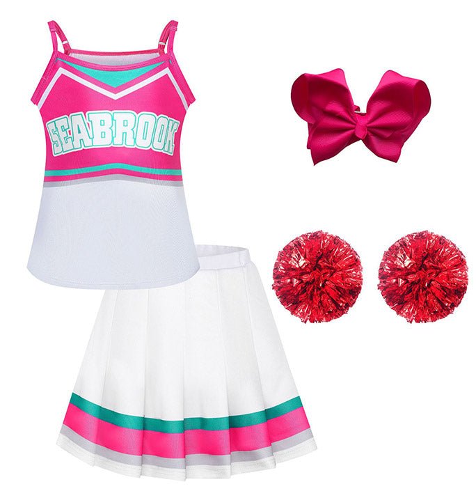 Girls Zombie College Cheerleader Set