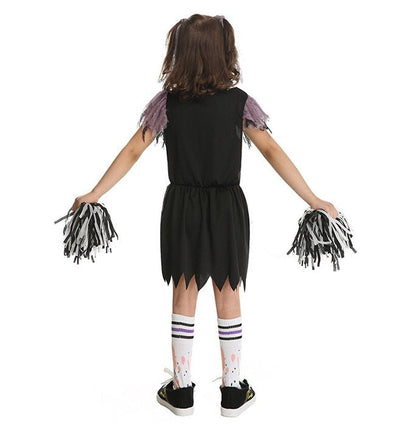 Girls Zombie College Cheerleading Costumes