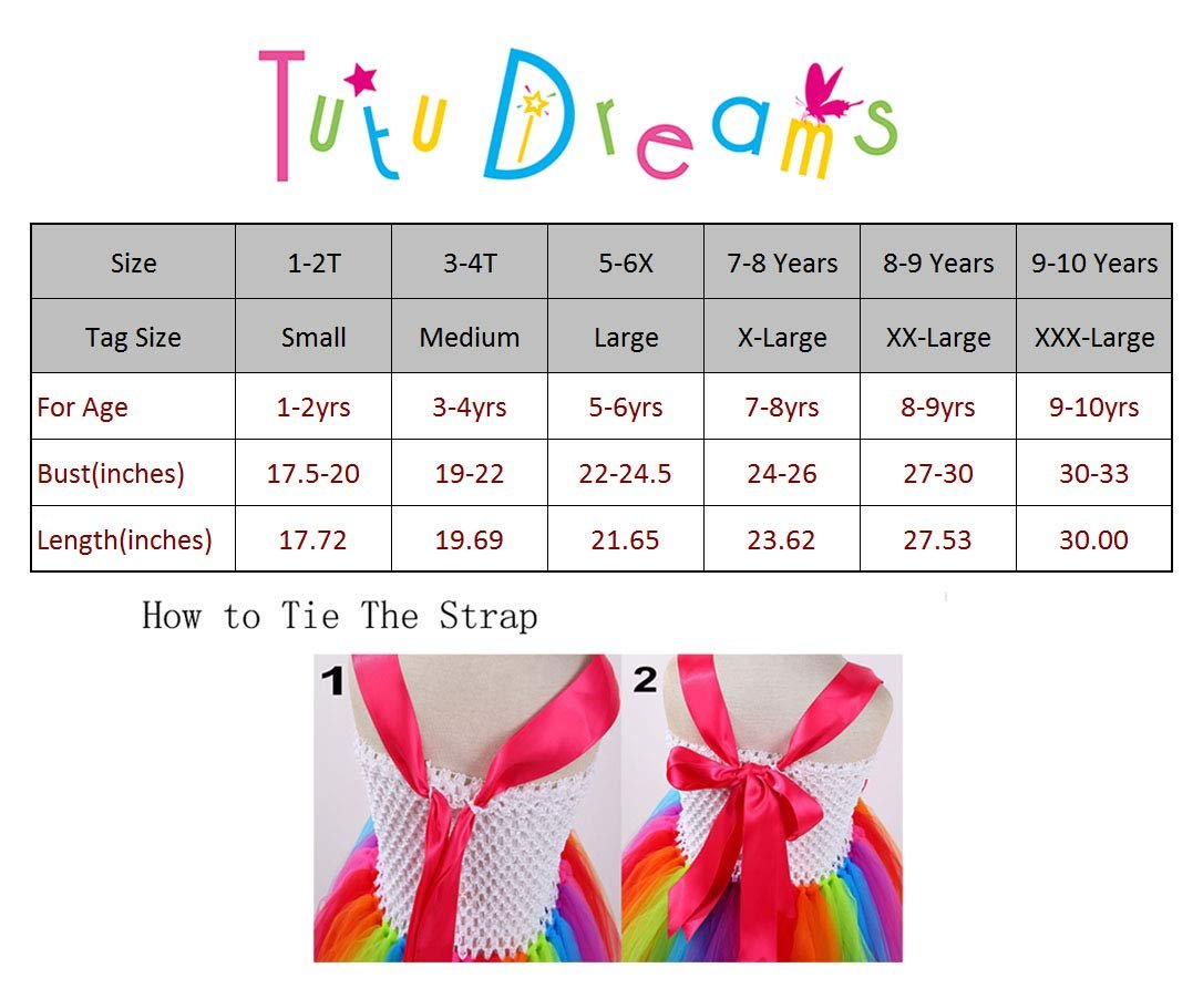 Tutu Dreams Hawaiian Cartoon Dress for Girls 1-12Y with Tropical Fern Leaf Headband Birthday Party Gifts